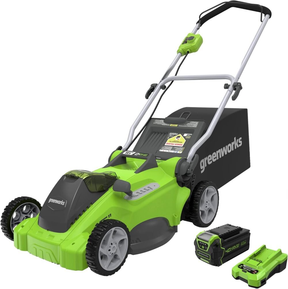 greenworks electric lawn mower review