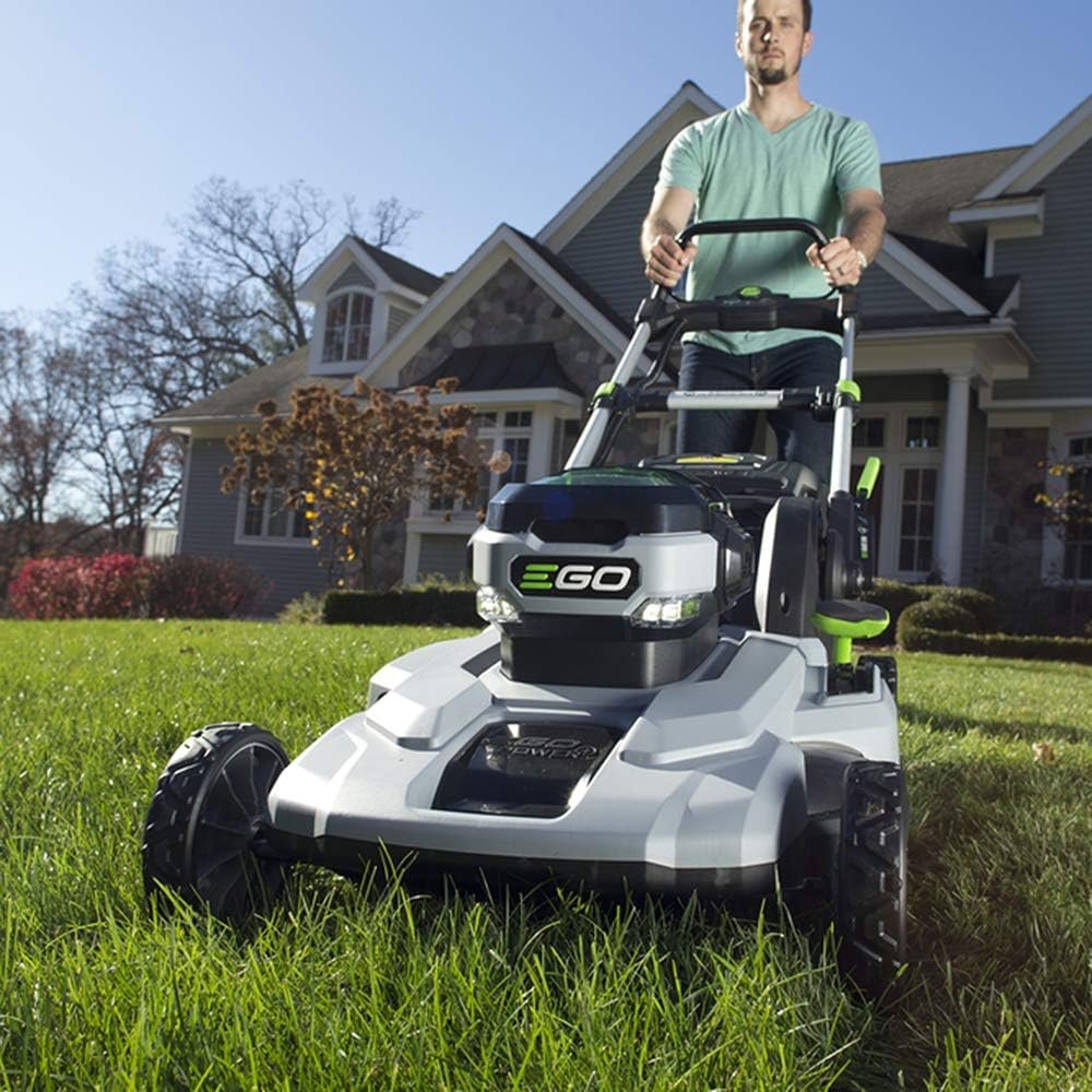 EGO Power+ LM2101 21-Inch 56-Volt Lithium-ion Cordless Lawn Mower 5.0Ah Battery and Rapid Charger Included