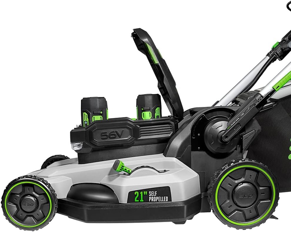 EGO Power+ LM2101 21-Inch 56-Volt Lithium-ion Cordless Lawn Mower 5.0Ah Battery and Rapid Charger Included