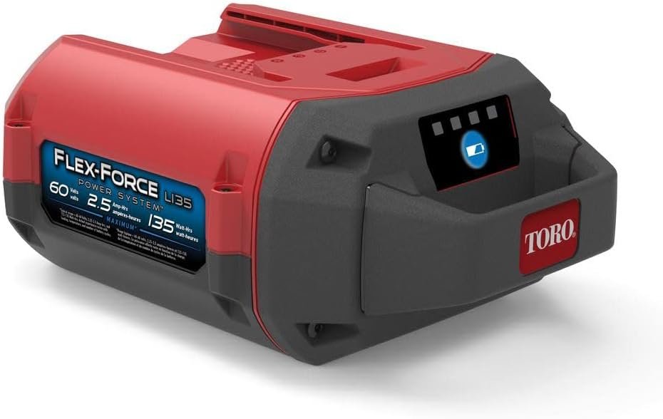 TORO Flex-Force Power System 60-Volt Max 2.5 Ah Lithium-Ion L135 Battery