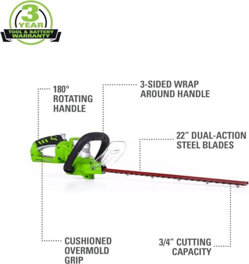 Greenworks Hedge Trimmer Review