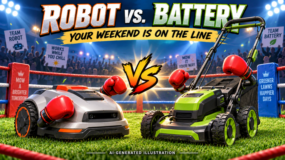 Robot Mower vs. Battery Lawn Mower: Is a Robot Worth It?