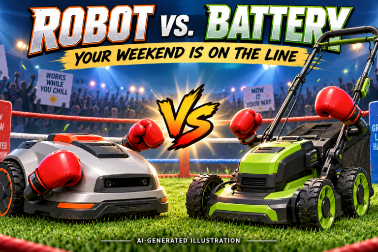 Robot Mower vs. Battery Lawn Mower: Is a Robot Worth It?